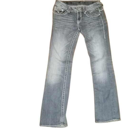 Y2K CHELSEA BOOT CUT JEANS BY VIGOSS - Picture 1 of 15